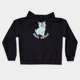 Hail Satan - Adorable Cute Kitty Design Kids Hoodie